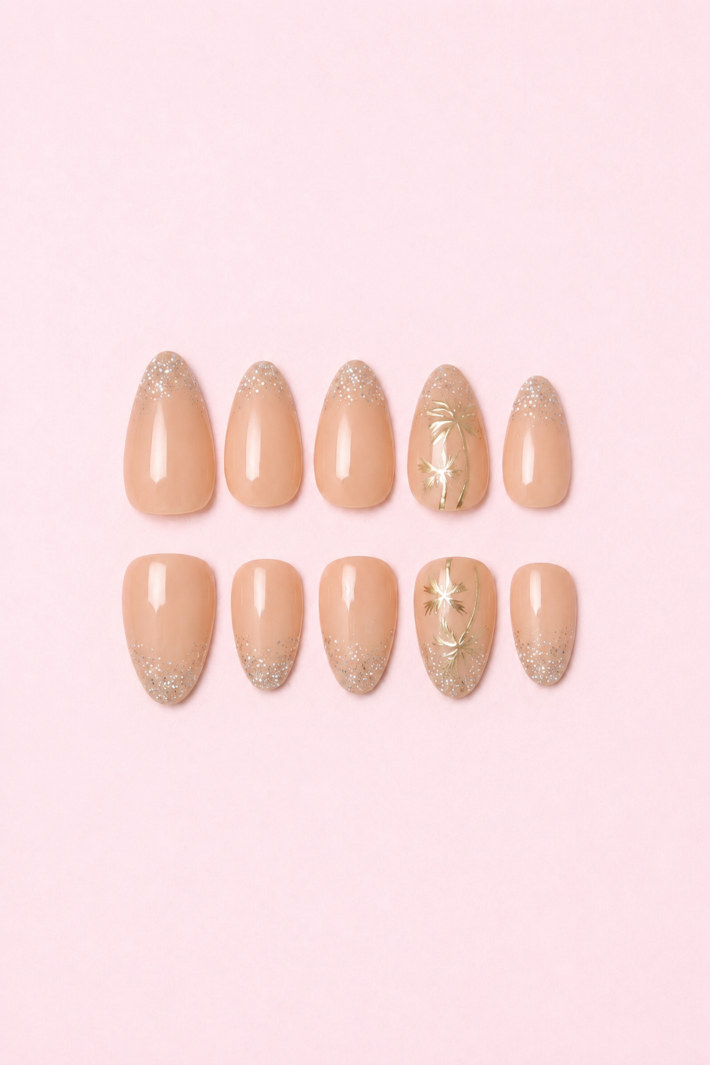 Champagne Palm Glow